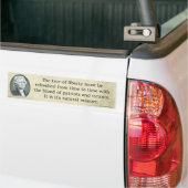 Jefferson Quote Bumpersticker (Op Truck)