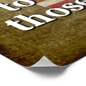 Jefferson Quote: De democratie zal ophouden... Poster (Hoek)