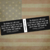 Jefferson Quote on Democracy - BOGO Bumpersticker