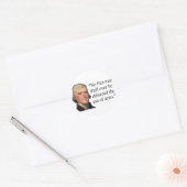 Jefferson Quote sticker (Envelop)