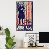 Jefferson Revolution Propaganda Print (Thuiskantoor)