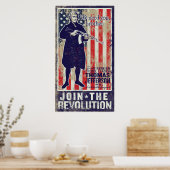 Jefferson Revolution Propaganda Print (Keuken)