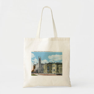 Jefferson St., Syracuse, Vintage van New York Tote Bag