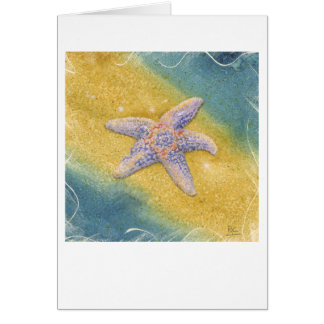 JEFFERSON STARFISH ROCKS CRANE BEACH Card