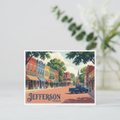 Jefferson Texas Briefkaart (Staand voorkant)