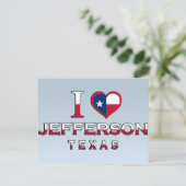 Jefferson �, Texas Briefkaart (Staand voorkant)