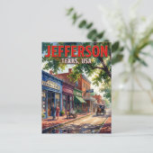 Jefferson, Texas, VS VS Briefkaart (Staand voorkant)