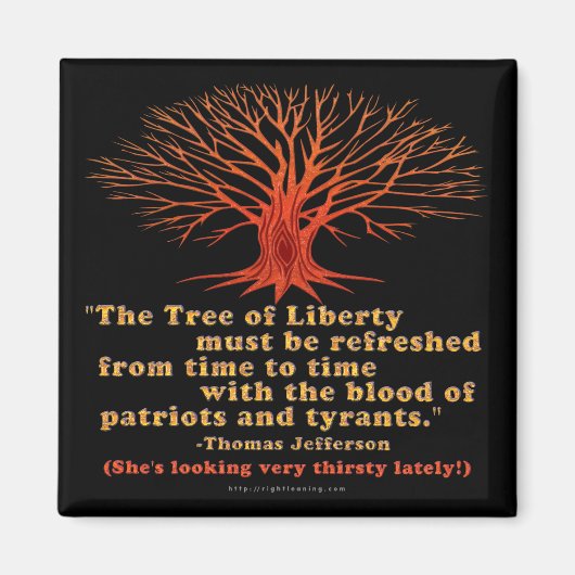 Jefferson Tree of Liberty Magneet (Voorkant)