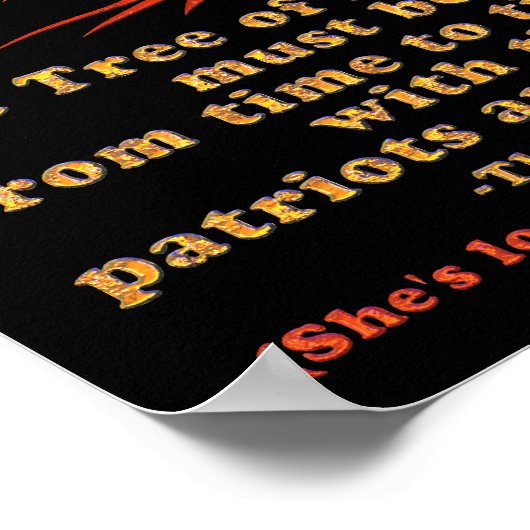 Jefferson Tree of Liberty Poster (Hoek)