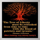 Jefferson Tree of Liberty Poster (Voorkant)