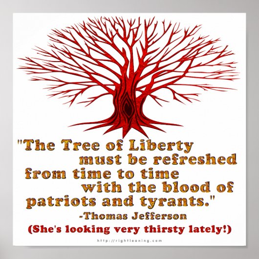 Jefferson Tree of Liberty Poster (Voorkant)