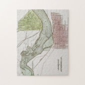 JEFFERSONVILLE, INDIANA: KAART LEGPUZZEL (Verticaal)