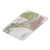 JEFFERSONVILLE, INDIANA: MAP MAGNEET (Linkerzijde)