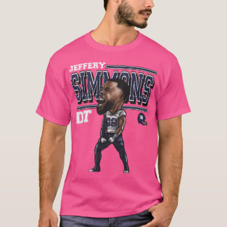 Jeffery Simmons Tennessee Cartoon T-shirt