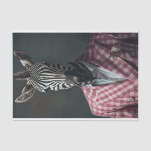 Jeffrey de Zebra Tissuepapier (Voorkant)