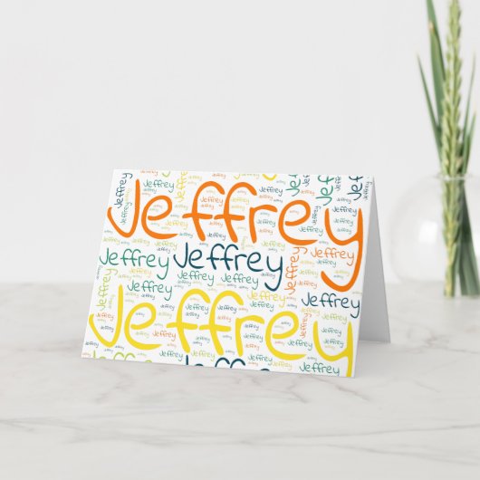 Jeffrey Kaart (Voorkant)