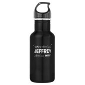 Jeffrey Name Gezegde Design for Proud Jeffreys Waterfles (Voorkant)