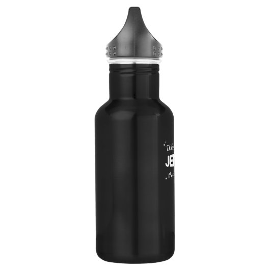 Jeffrey Name Gezegde Design for Proud Jeffreys Waterfles (Links)
