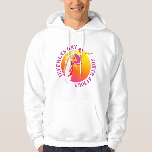 Jeffreys Bay - S Africa Hoodie (Voorkant)