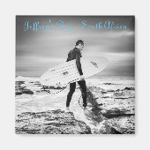 Jeffrey's Bay Surfer Magneet (Voorkant)