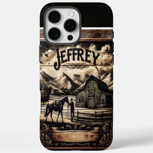 Jeffrey's rustieke Boerderij Case-Mate iPhone Case (Achterkant)