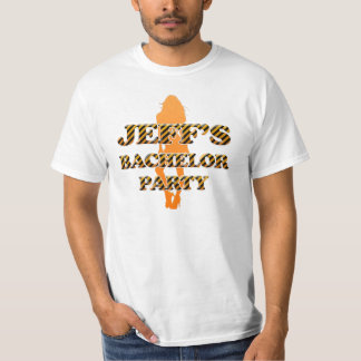Jeff's vrijgezellenfeest t-shirt