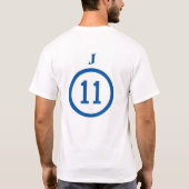 jeffsoccer 11 t-shirt (Achterkant)