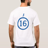 jeffsoccer 16 t-shirt (Achterkant)