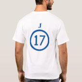 jeffsoccer 17 t-shirt (Achterkant)