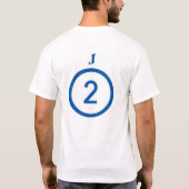 jeffsoccer 2 t-shirt (Achterkant)