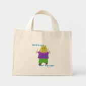 Jeffy Knitting Mini Tote Bag (Voorkant)