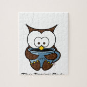 Jeffy The Jittery Owl Blue Mok Legpuzzel (Verticaal)