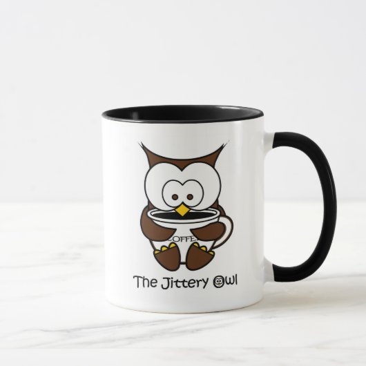 Jeffy The Jittery Owl Mok (Rechts)