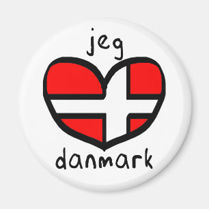 Jeg Elsker Danmark Magneet
