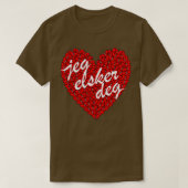 Jeg Elsker Deg T-shirt (Design voorkant)