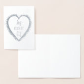 Jeg elsker dig, Ik hou van je in het Deens Folie Kaarten (Display)