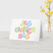 Jeg Elsker - Ik hou van je in het Deens Kaart (Gele Bloem)