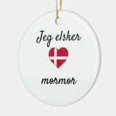 Jeg elsker mormor keramisch ornament (Links)