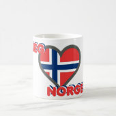 Jeg Elsker Norge (I Love Norway) Koffiemok (Center)