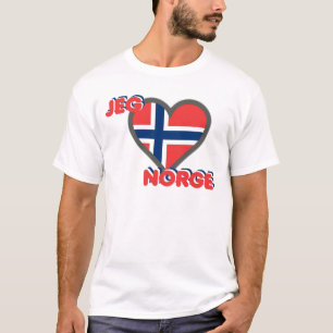 Jeg Elsker Norge (I Love Norway) T-shirt