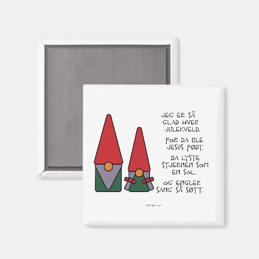 Jeg er så blij magneet (Voorkant / Achterkant)