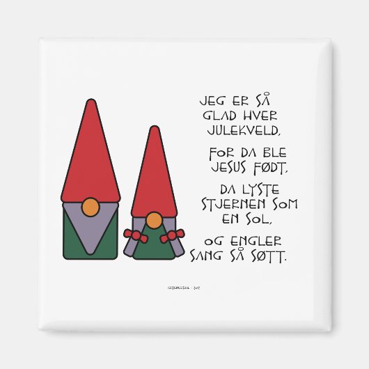 Jeg er så blij magneet (Voorkant)