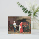 Jehan Georges Vibert - The Marvelous Sauce Feestdagenkaart (Staand voorkant)