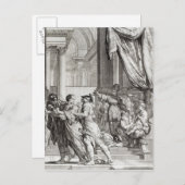 Jehoiada, Hoge Priester van het Afkondigen van Briefkaart (Voorkant / Achterkant)