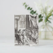 Jehoiada, Hoge Priester van het Afkondigen van Briefkaart (Staand voorkant)