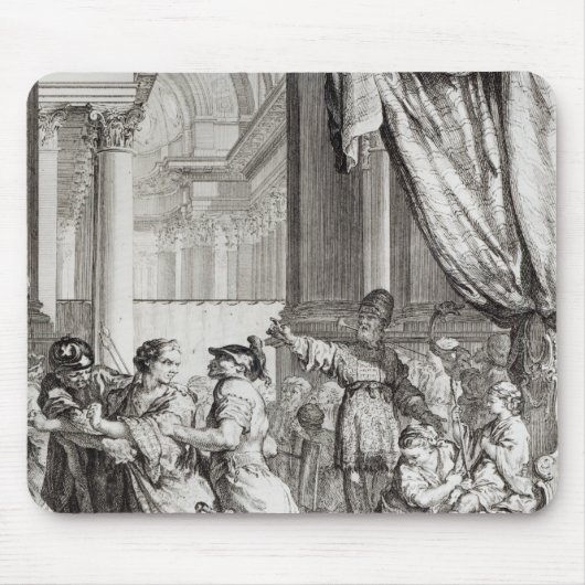 Jehoiada, hoge priester van Jeruzalem die zich uit Muismat (Voorkant)