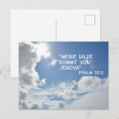 Jehova hilft briefkaart (Voorkant / Achterkant)