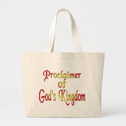 Jehovagetuigen Grote Tote Bag (Voorkant)