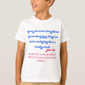Jehovagetuigen John14-6 T-shirt (Voorkant)