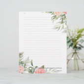 Jehovah getuige JW Writing Briefhoofd (Staand voorkant)